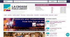 Desktop Screenshot of lacrosselibrary.org